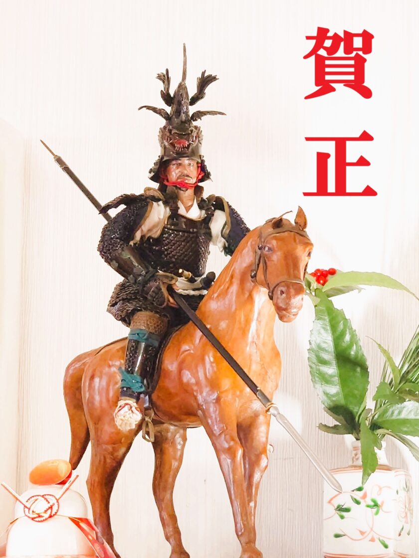 甲冑装今年もよろしくお願いいたします。